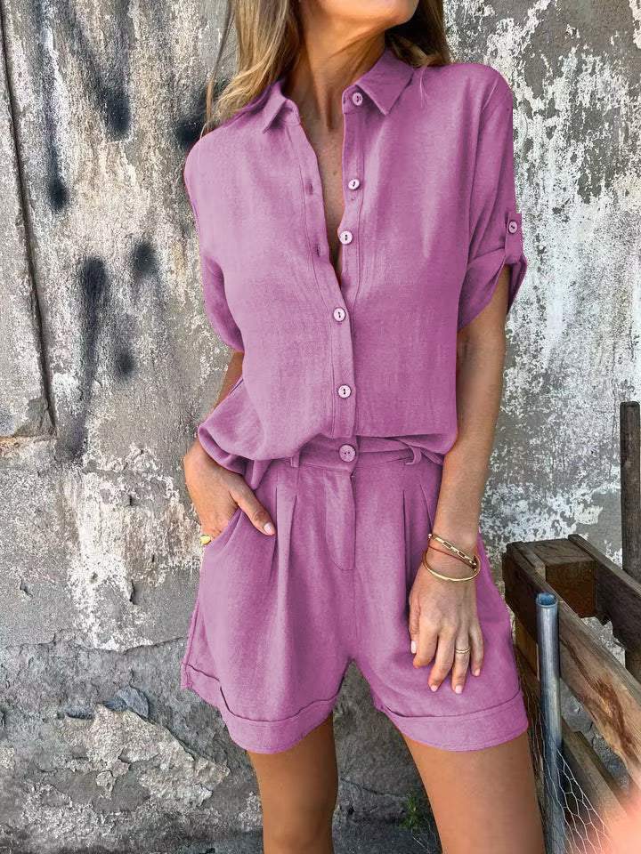 Women's Stylish Cotton-Linen Set