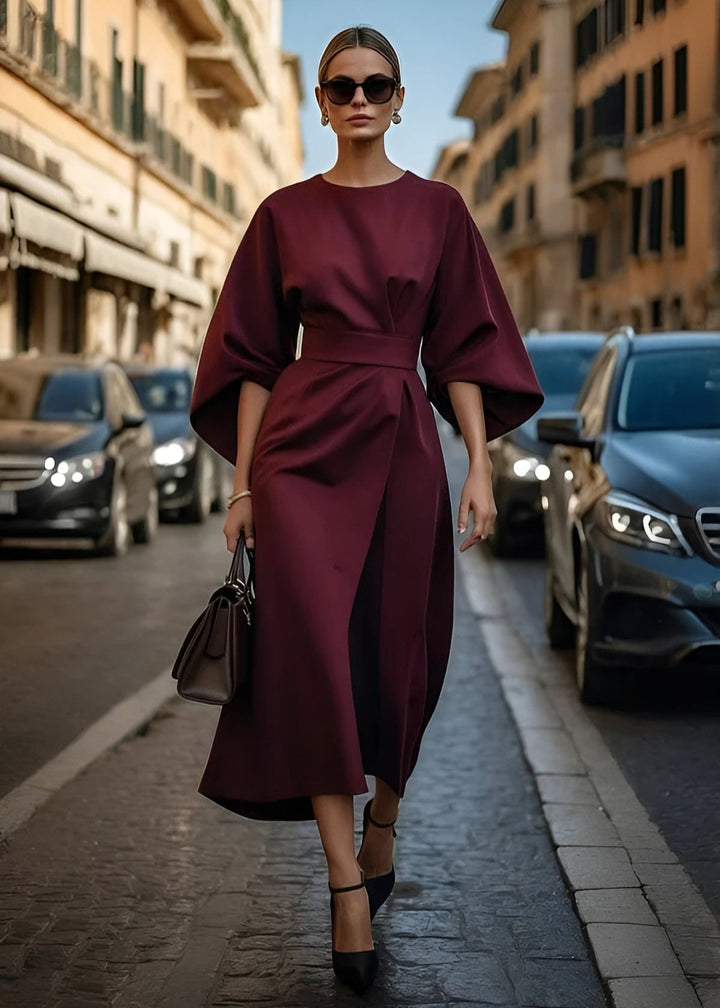 Women's Elegant Dress with Sleeves