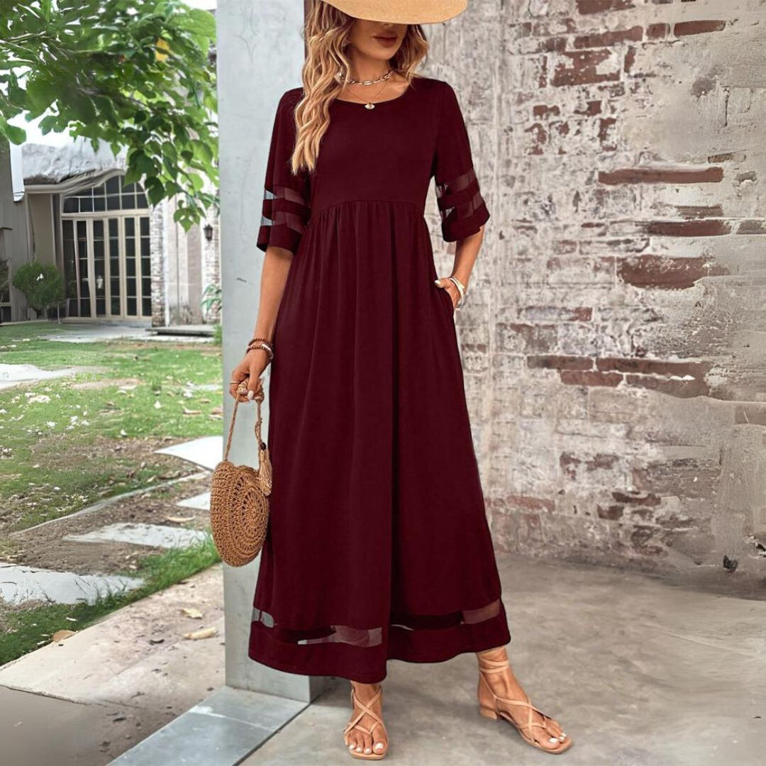 Women's Flattering Elegance Dress With Tummy Coverage
