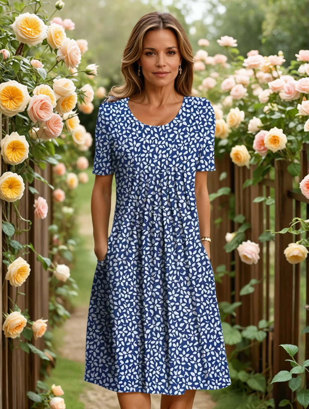 Women’s Elegant Dress With Tummy Coverage