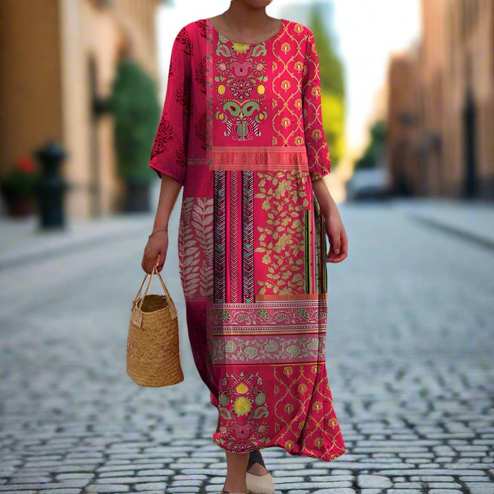Women's Flowy Ethnic Dress