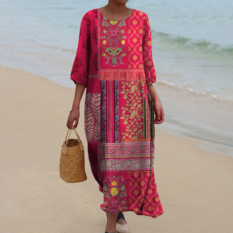 Women's Flowy Ethnic Dress