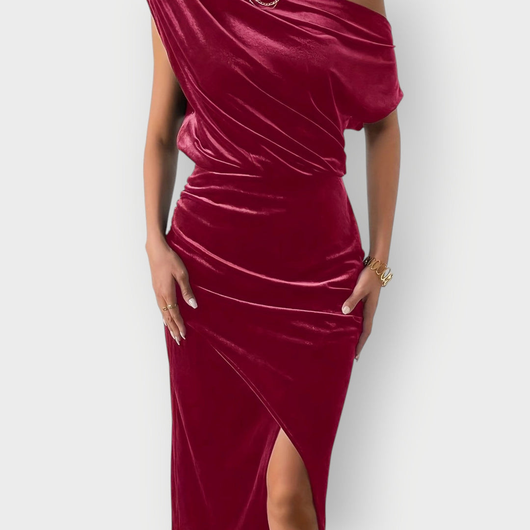 Women's Off-Shoulder Midi Dress