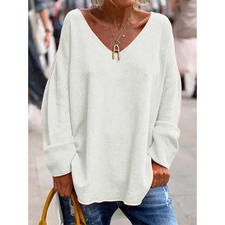 Women’s Casual Chic V-Neck Blouse