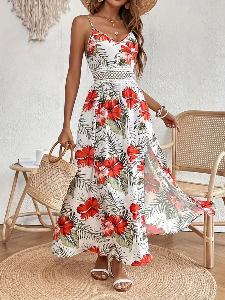 Women's Summer Dress with Floral Print