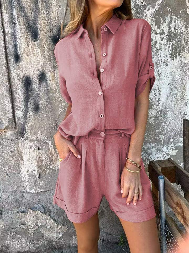 Women's Stylish Cotton-Linen Set