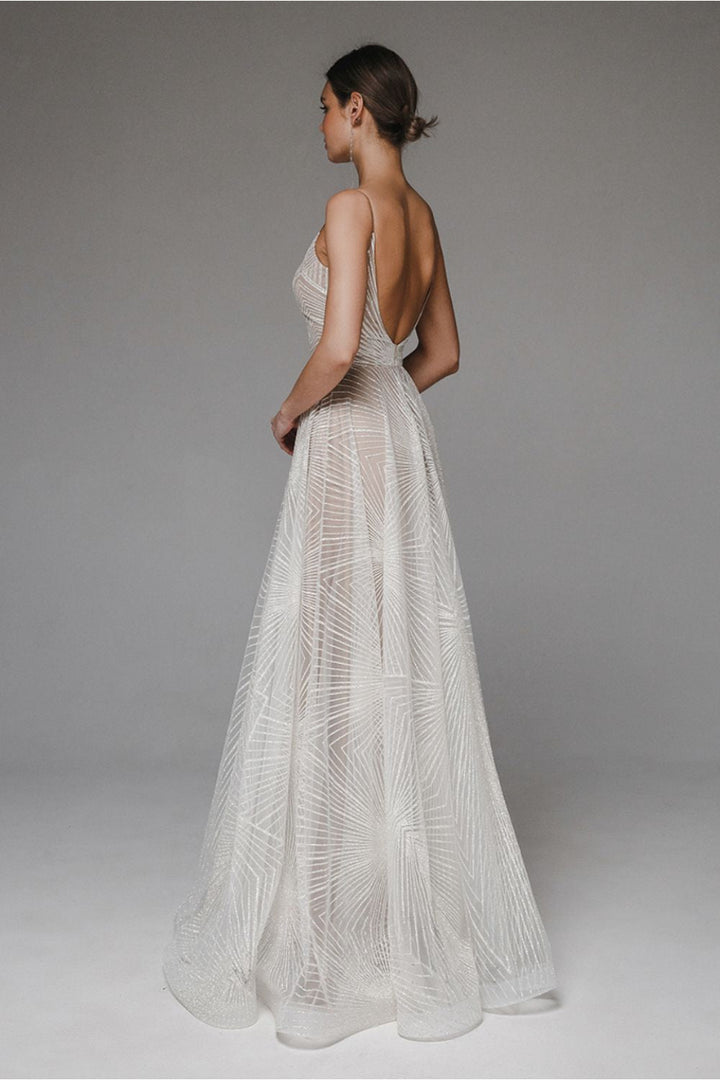 Women's Sparkly Floor Length Party Dress