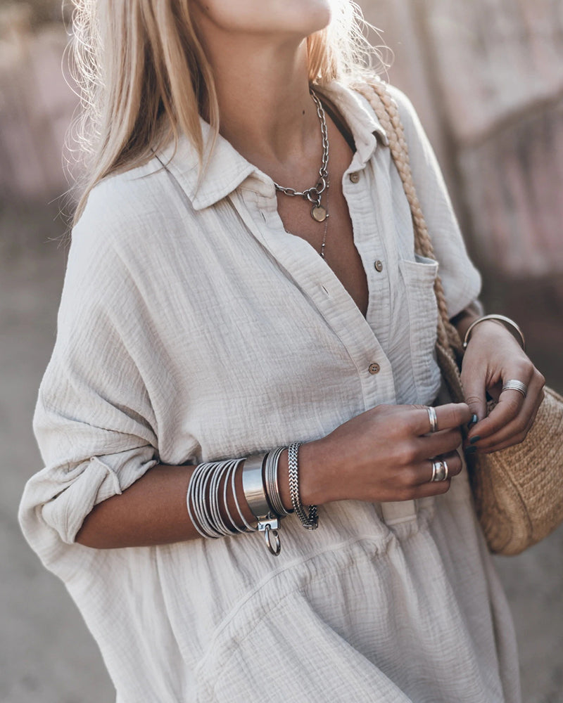 Women's Chic Shirt Dress