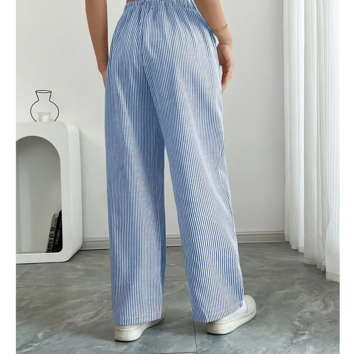 Women's Striped Pant With Pockets