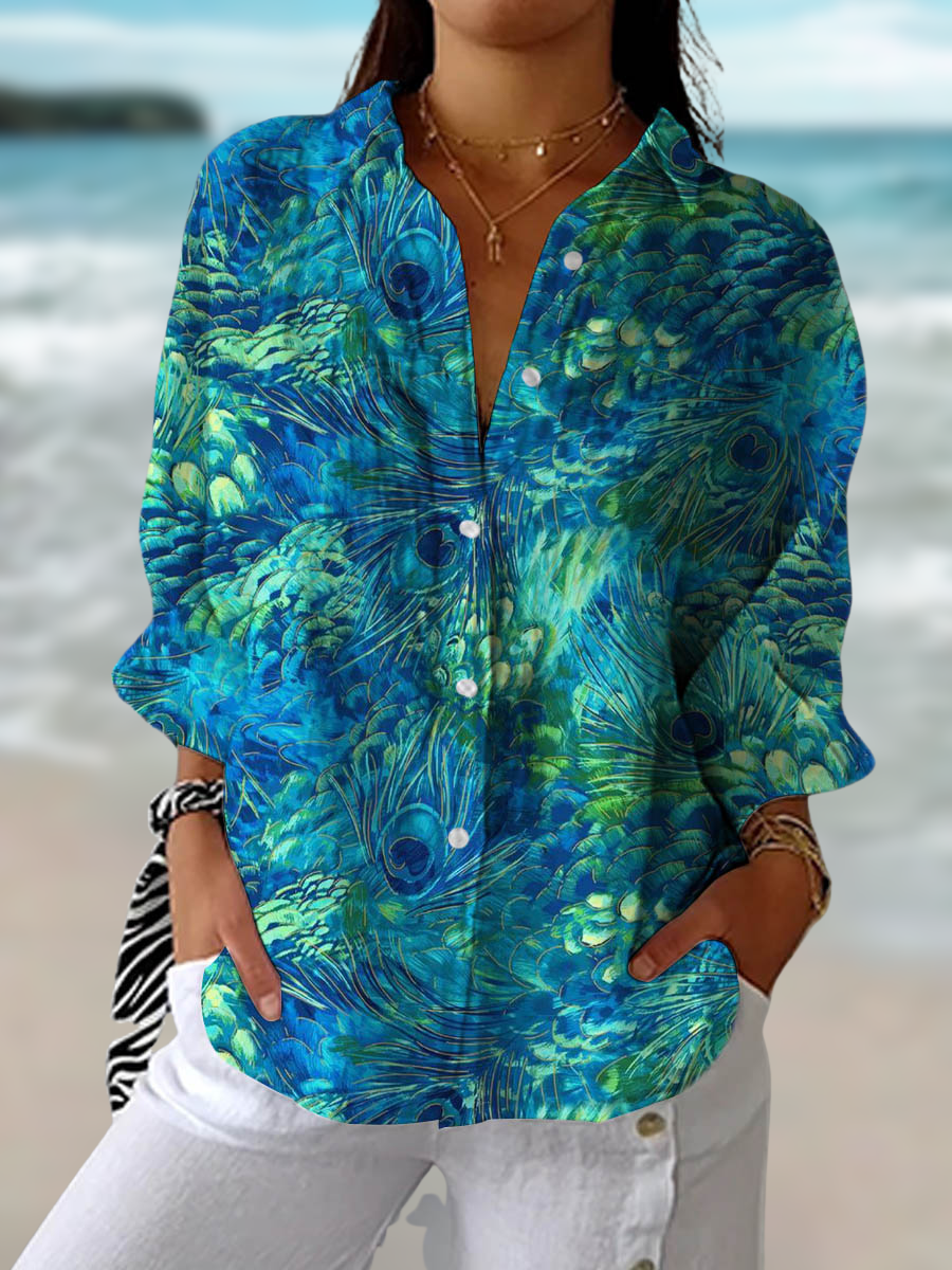 Women's Peacock Grace Blouse