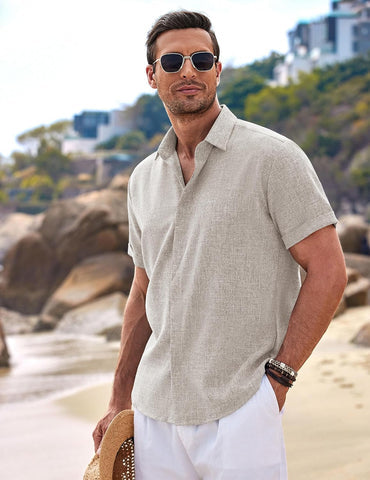 Men's Classic Linen Shirt