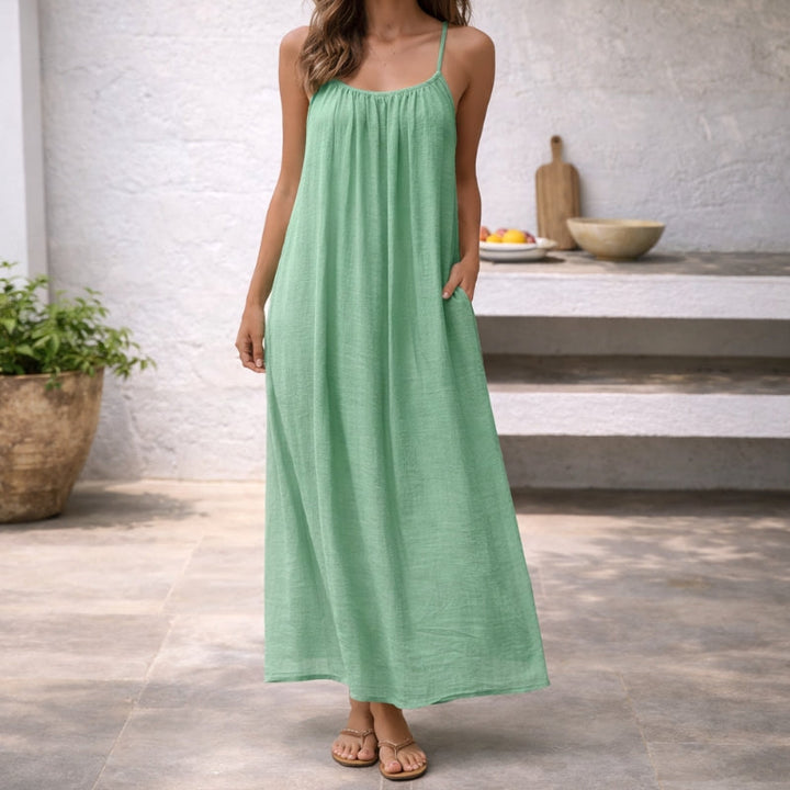 Women's Maxi Dress Spaghetti Strap Sundress