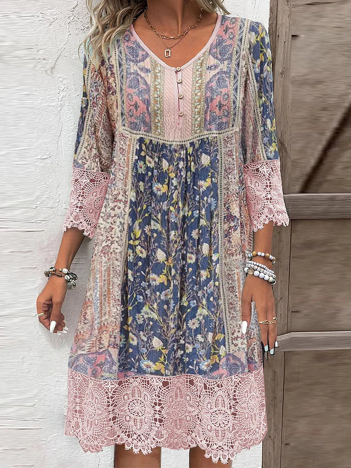 Women's Timeless Lace Midi Dress