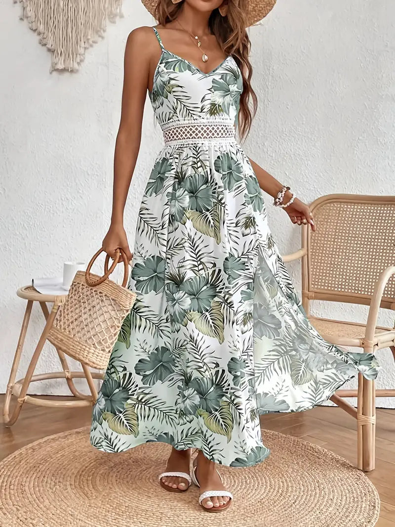 Women's Summer Dress with Floral Print