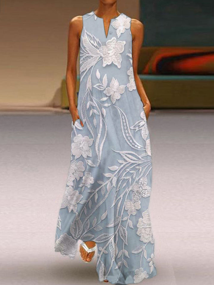 Women's Luxe Printed Dress