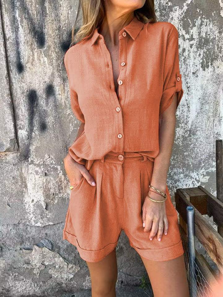 Women's Stylish Cotton-Linen Set