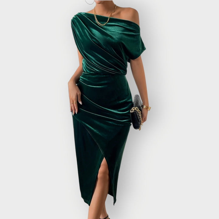 Women's Off-Shoulder Midi Dress