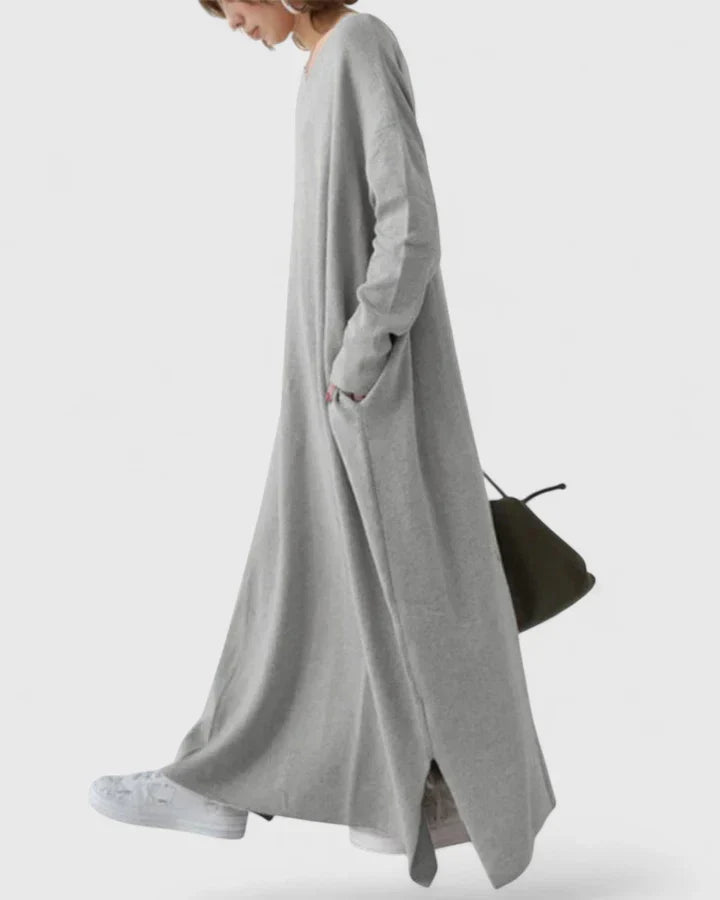 Women’s Comfortable V-Neck Dress
