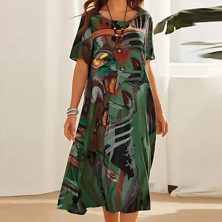 Women's Elegant Floral Dress