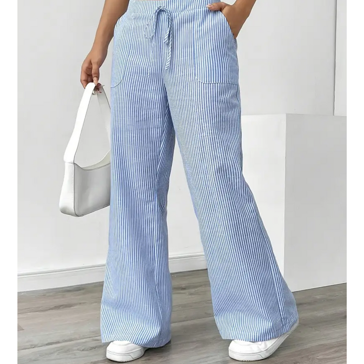 Women's Striped Pant With Pockets