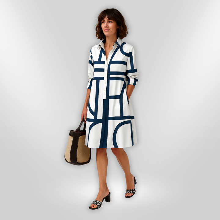 Women’s Everyday Pocketed Midi Dress