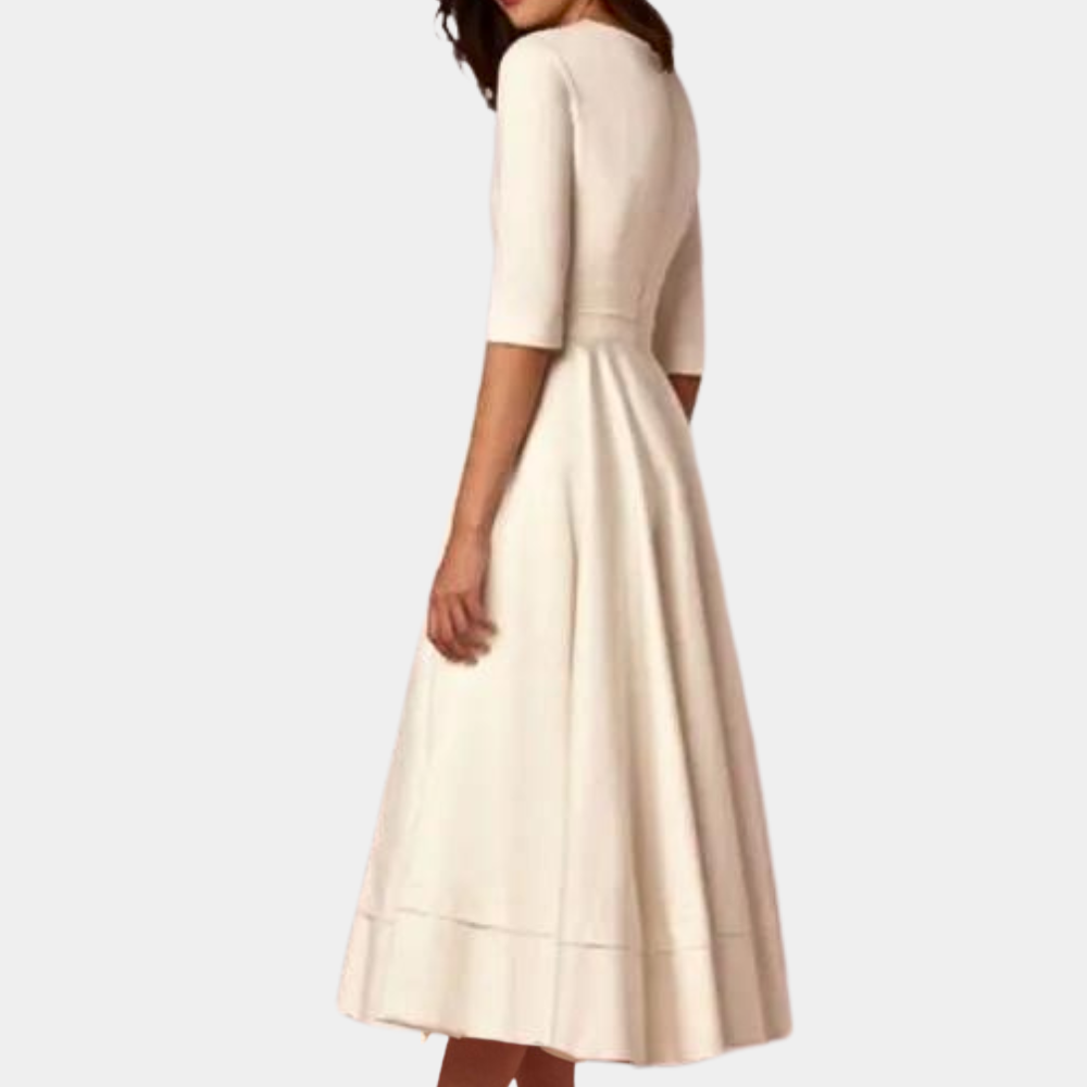 Women's A-Line Elegant Midi Dress