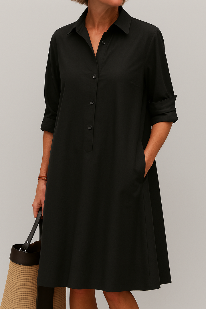 Women's Button Down Shirt Dress