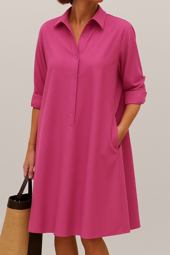 Women's Button Down Shirt Dress