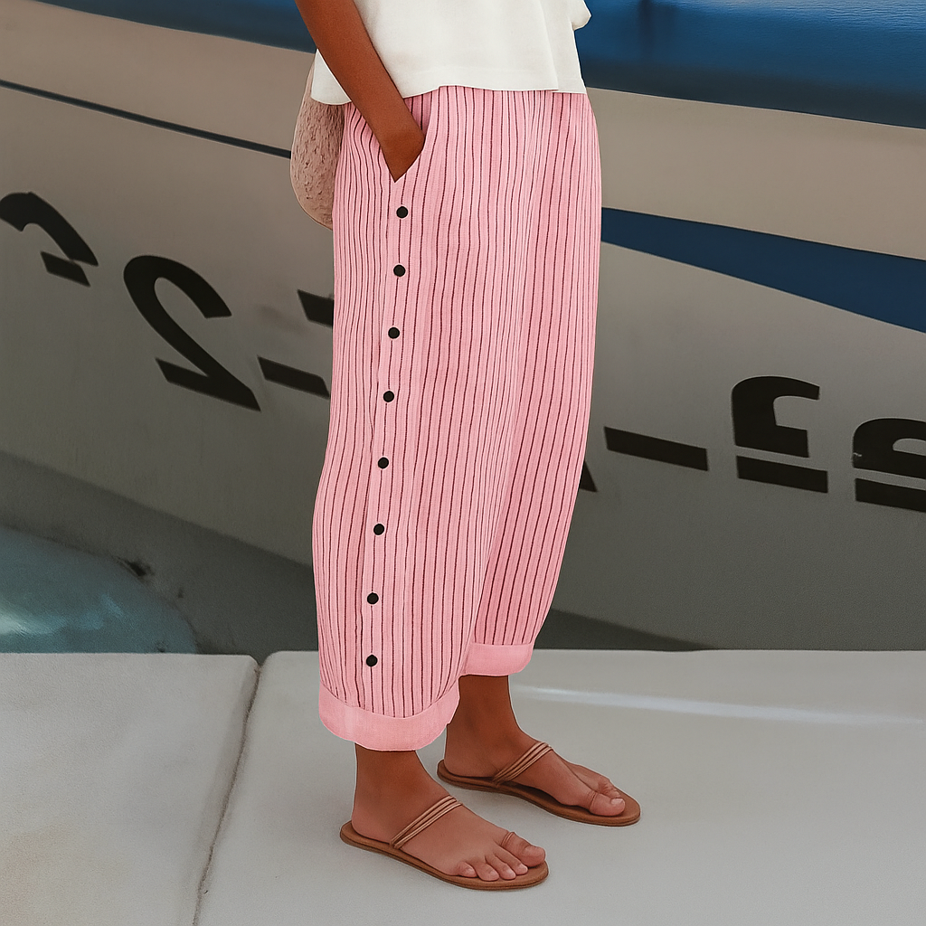 Women's Comfortable Pants with Side Pockets