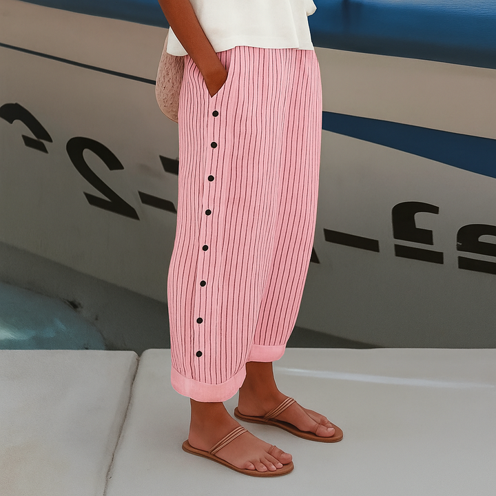 Women's Comfortable Pants with Side Pockets