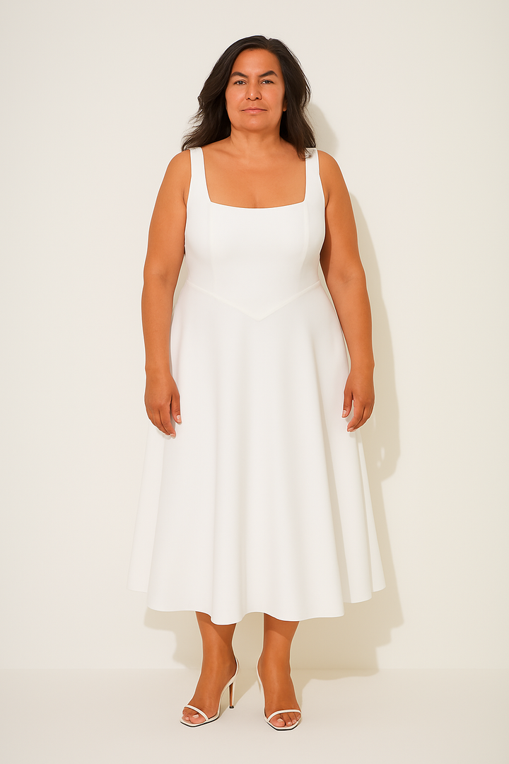 Women's Timeless Flowy Midi Dress