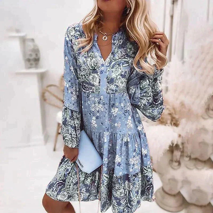 Women's Flower-patterned Summer Dress