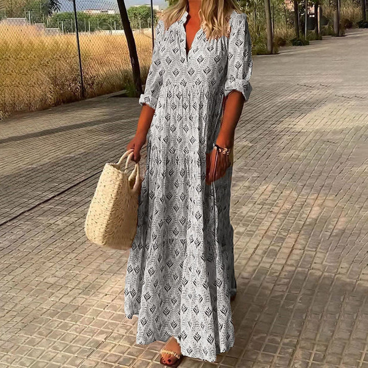Women's Elegant Flowy Boho Maxi Dress