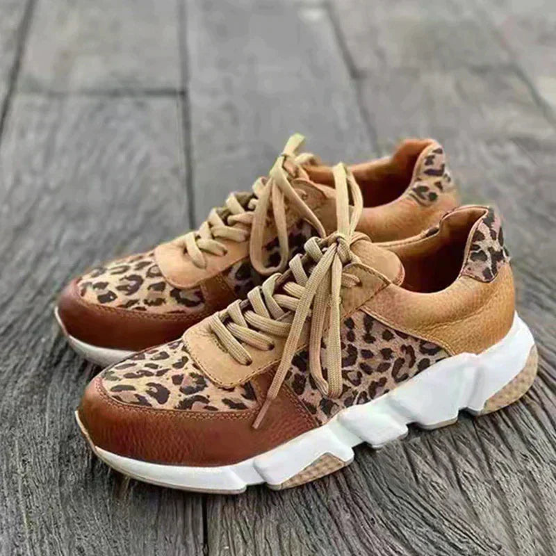 Women’s Comfortable Leopard Sneakers