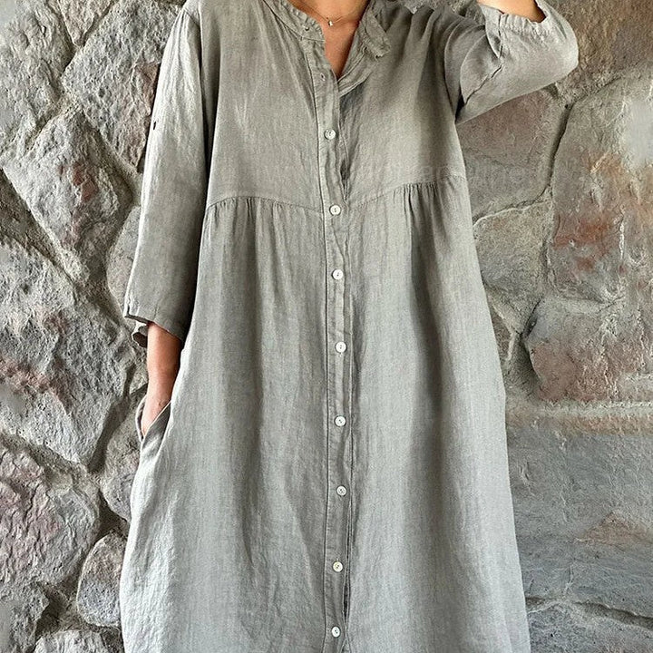 Women's Flowy Elegant Midi Dress Evening