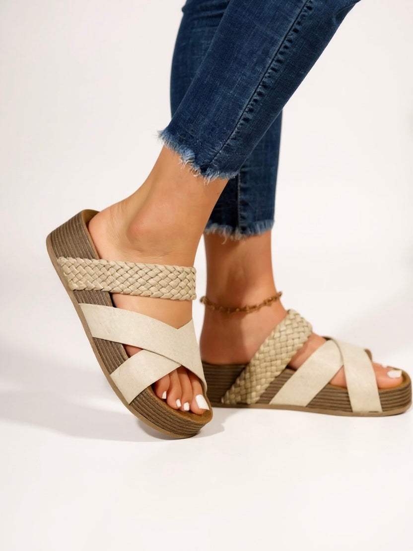 Women's Braided Platform Sandals