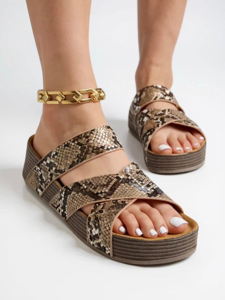 Women's Braided Platform Sandals
