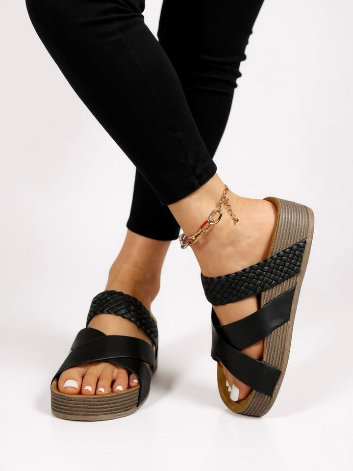 Women's Braided Platform Sandals