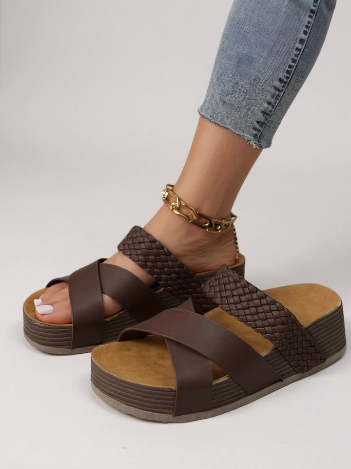 Women's Braided Platform Sandals