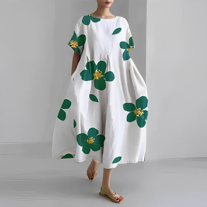 Women's Retro Big Swing Loose Maxi Dress