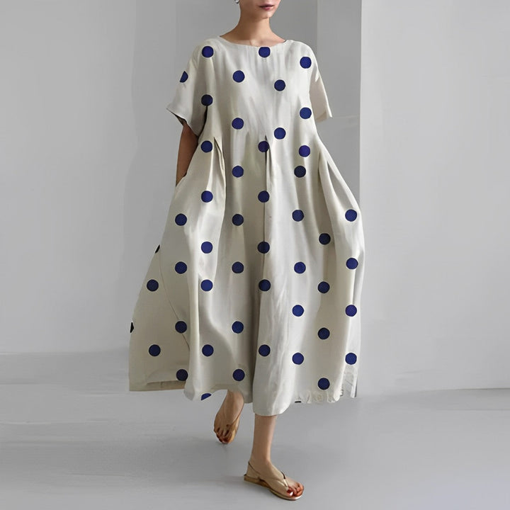 Women's Retro Big Swing Loose Maxi Dress