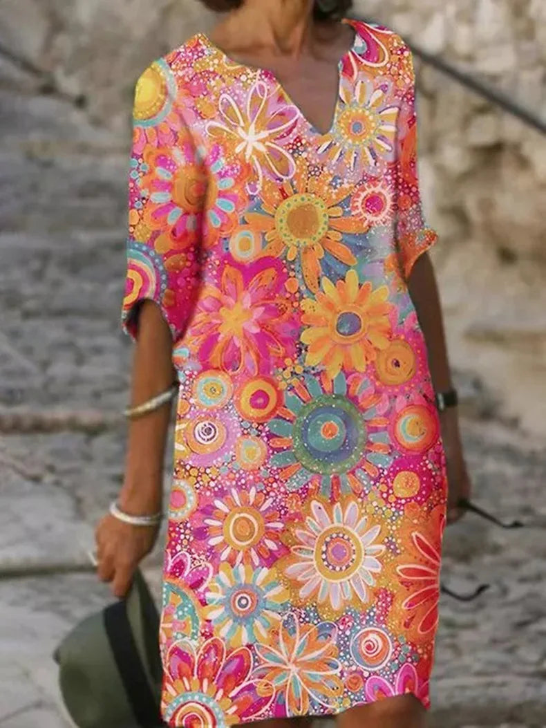 Women's Floral Print Dress