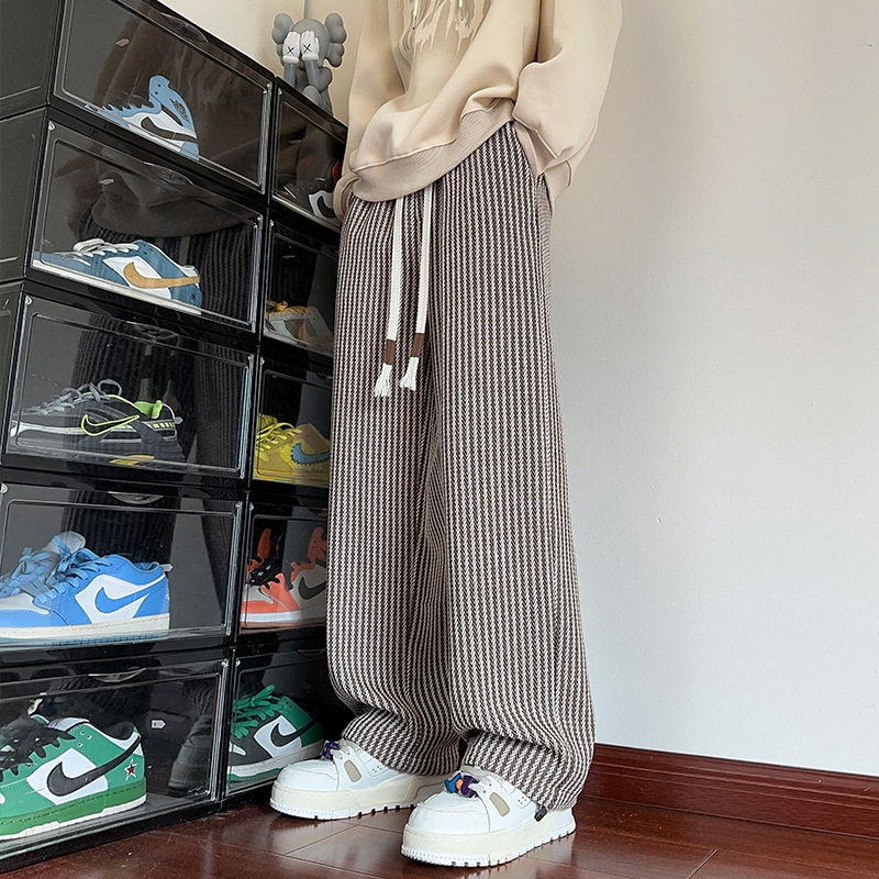 Men’s Modern Herringbone Relaxed Sweatpants