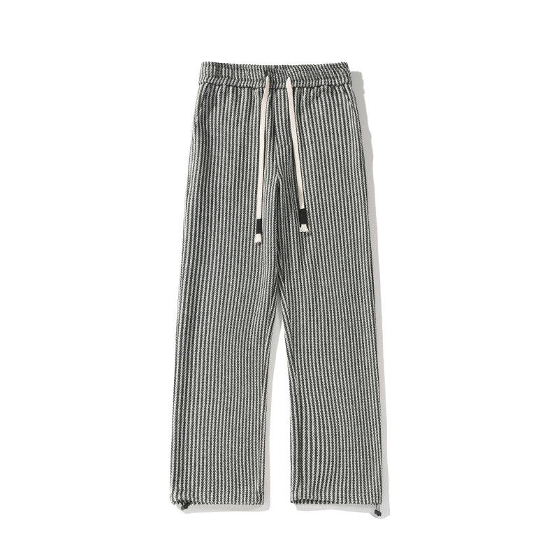 Men’s Modern Herringbone Relaxed Sweatpants