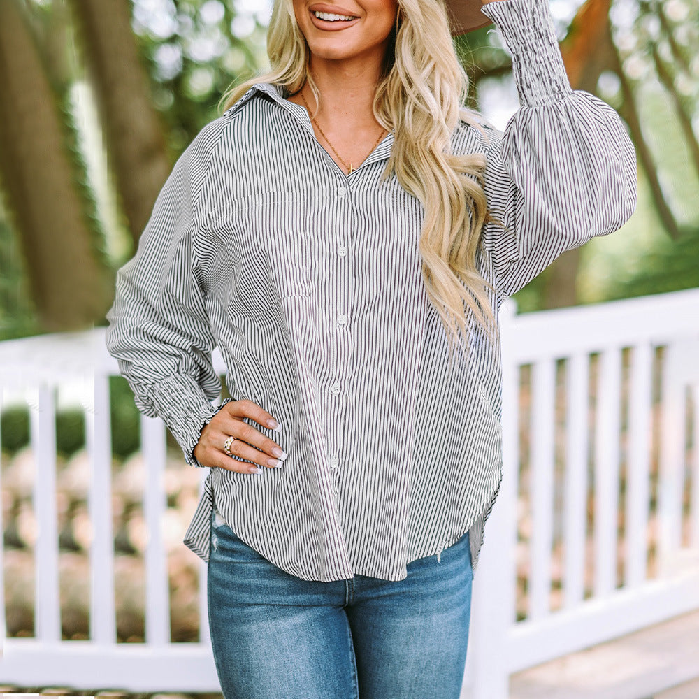 Women's Oversized Button Up Shirt