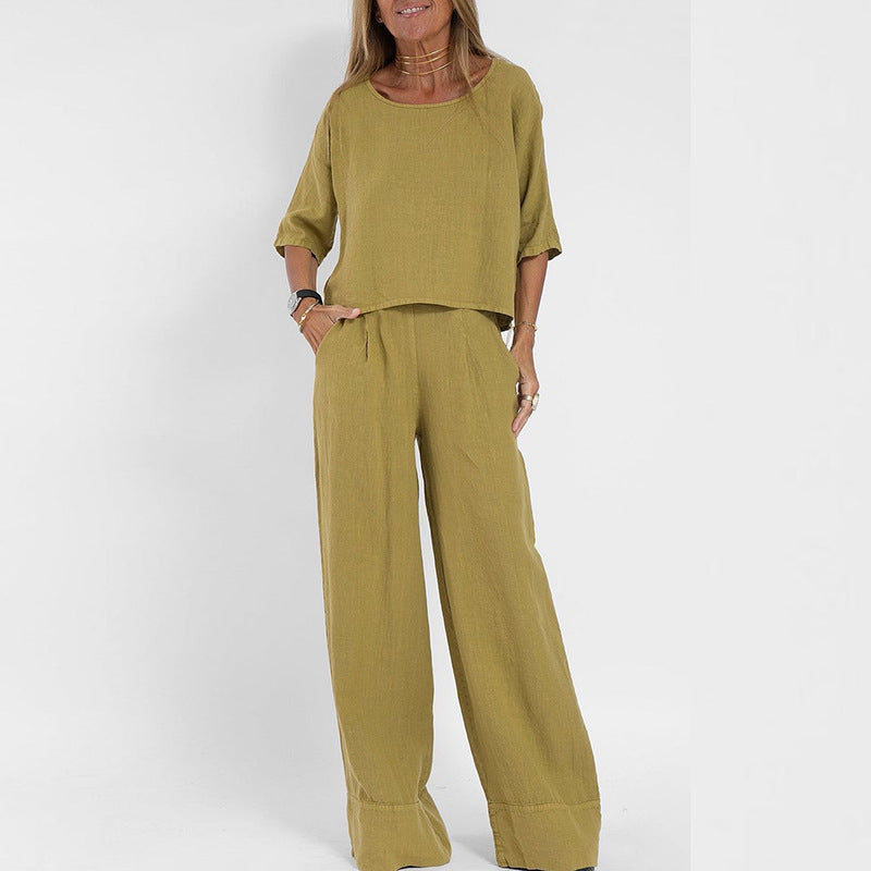 Women's Relaxed-Fit Elegant Set