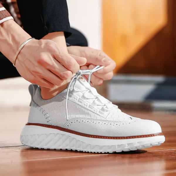 Men’s Oxford Lace-Up Sneakers | Casual
