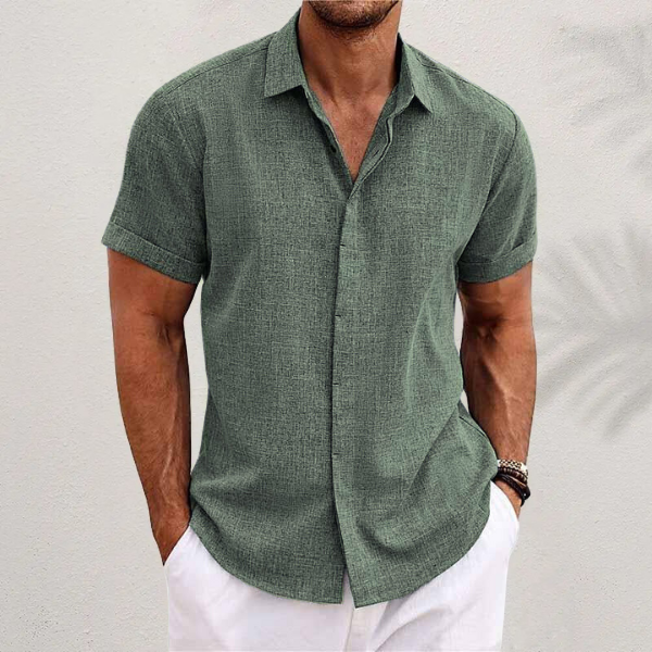 Men's Classic Linen Shirt