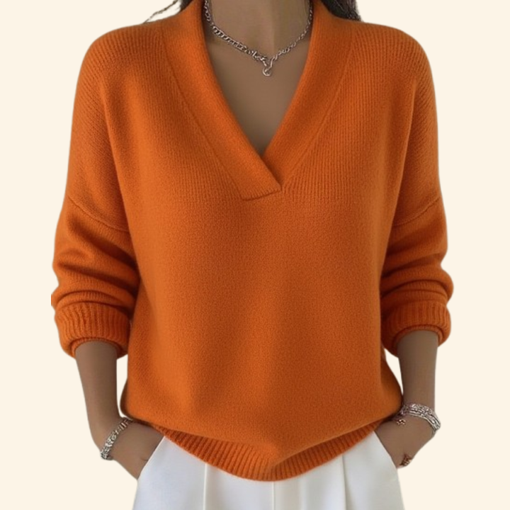 Women's Soft Blouse V-Neck