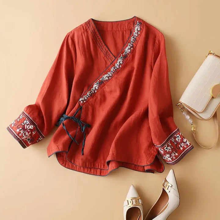 Women's Relaxed Embroidered Breeze Blouse